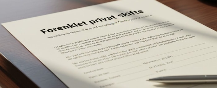 Forenklet privat skifte: Hvornår kan det anvendes ved dødsbo?